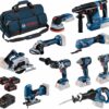 Bosch Blauw 10 Toolkit 18V | Combopack 3 x 5.0Ah + lader