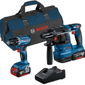 Bosch Blauw | Combopack | GSR 18V-45 + GBH 18V-22 | 18V | 2 x 4.0Ah + lader