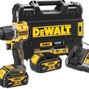 DeWalt DCD100YM2T-QW Accu klopboormachine 18V 4,0Ah Li-Ion in TSTAK koffer - 100 year Special Edition