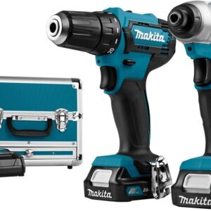 Makita CLX224SAX1 Comboset - accuboor DF333 + slagschroever TD110 12V 2.0Ah Li-Ion