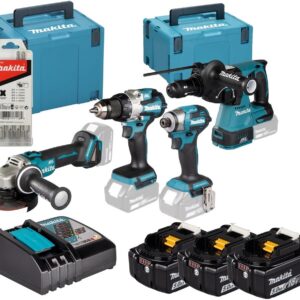 Makita DLX4196JX1 Combiset | Incl. accu's en lader
