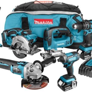 Makita DLX6058T Comboset 18v Li-ion met 3x 5.0Ah accu's