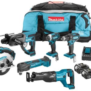 Makita DLX6038T Comboset 18V 3 x 5,0Ah - De nieuwste combo 5,0 AH machines